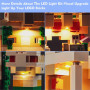 Комплект освітлення для Lego Minecraft Фортеця Залізного Голема 21250