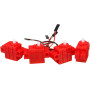 4 мотора, двигатель с редуктором Geekservo, Микроредуктор формата LEGO, вращаются на 360°