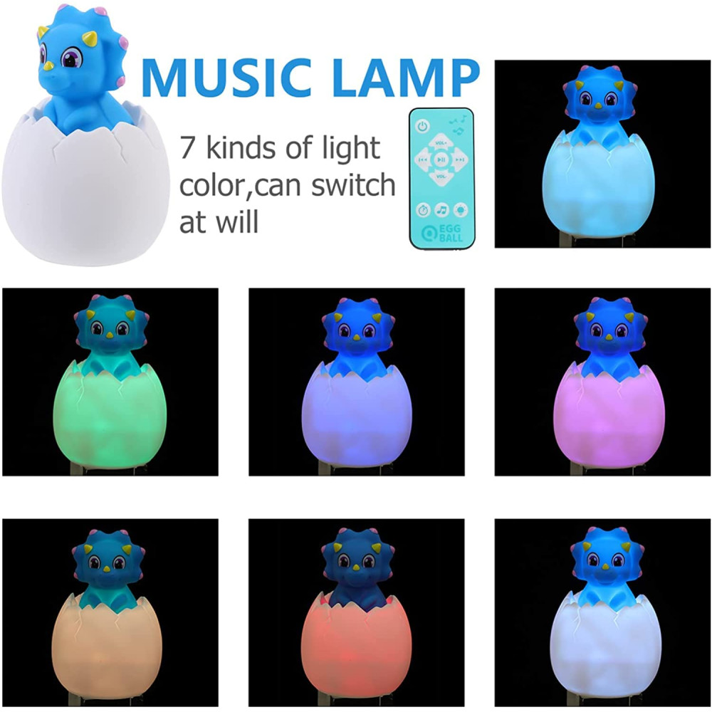 LED ночник аккумуляторный, USB зарядка, 130 мелодий, пульт