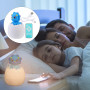 LED ночник аккумуляторный, USB зарядка, 130 мелодий, пульт