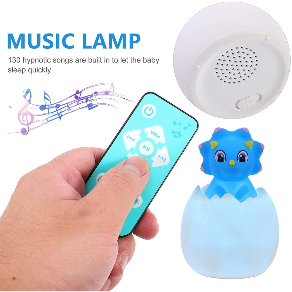 LED ночник аккумуляторный, USB зарядка, 130 мелодий, пульт
