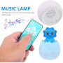 LED ночник аккумуляторный, USB зарядка, 130 мелодий, пульт