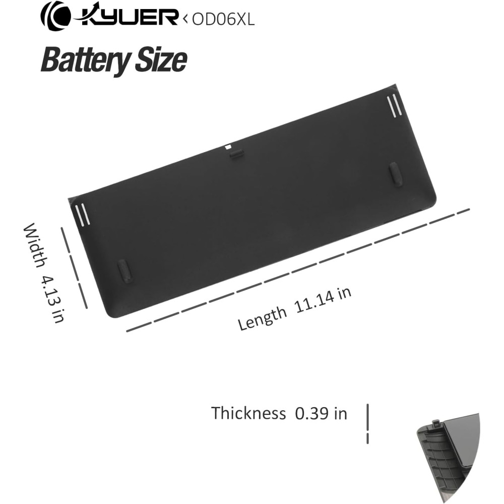 Аккумулятор OD06XL для ноутбуков HP Elitebook Revolve 810 G1/G2/G3