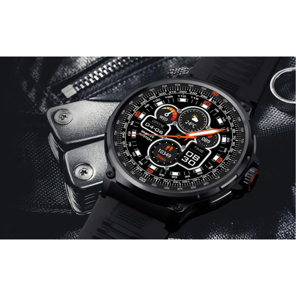 Розумний смарт годинник V69 Sport Black 1,85-дюйм, водонепроникний