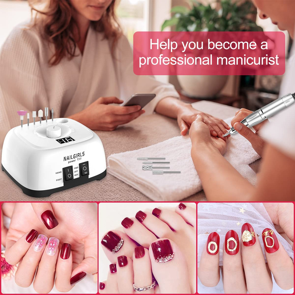 Фрезер для маникюра и педикюра NAILGIRLS 35000 об/мин