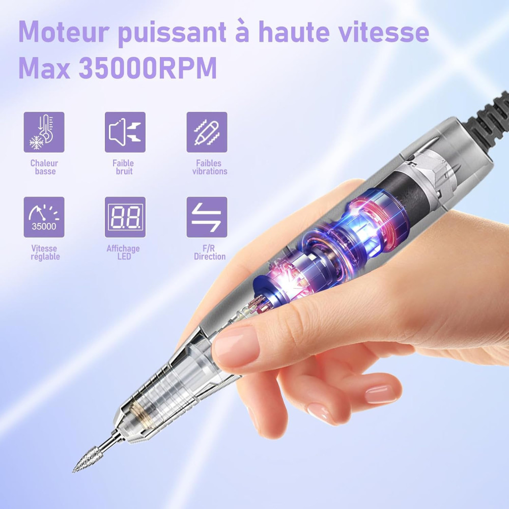 Фрезер для маникюра и педикюра NAILGIRLS 35000 об/мин