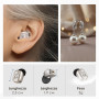 Слуховой аппарат, Усилитель слуха Britzgo с цифровым чипом для шумоподавления,