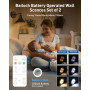 Комплект из двух винтажных черных настенных светильников Bailoch