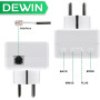 Умная розетка-термостат DEWIN с поддержкой Wi-Fi для систем отопления и охлаждения