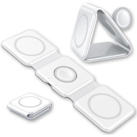 Магнитная беспроводная зарядная станция 3 в 1 для iPhone, Apple Watch и AirPods