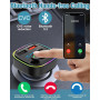 Автомобильный Bluetooth FM-трансмиттер с Bluetooth 5.0, быстрой зарядкой и 3 портами