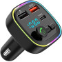 Автомобильный Bluetooth FM-трансмиттер с Bluetooth 5.0, быстрой зарядкой и 3 портами