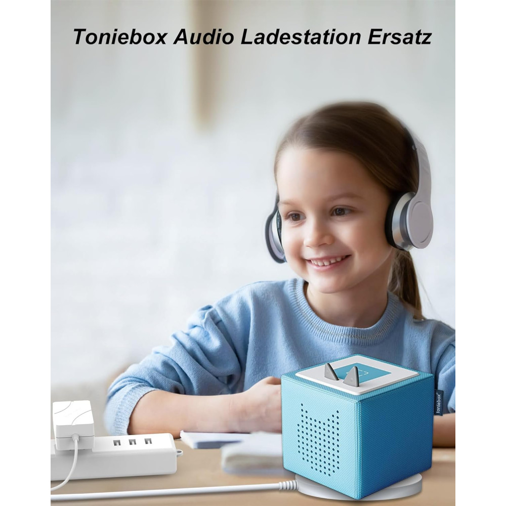 Зарядная станция 9 В POANES для Toniebox с кабелем длиной 1,8 м