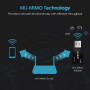 USB Wi-Fi адаптер EDUP 1300 Мбит/с, двухдиапазонный 2,4/5 ГГц, USB 3.0