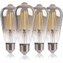 Светодиодные лампы FLSNT Edison E27 ST58 4 Вт, 1800K (Комплект 4шт)