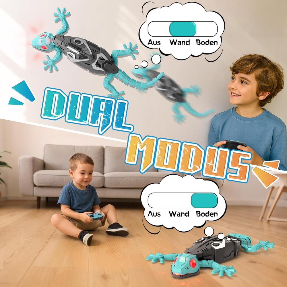 Игрушка-геккон Charmofun Gecko Wall Racer на радиоуправлении