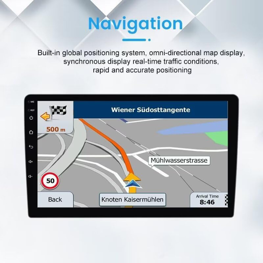 Автомагнитола Biorunn 9" Android для Skoda Octavia 2 A5 2008–2013, 4/64 ГБ, CarPlay/Android Auto