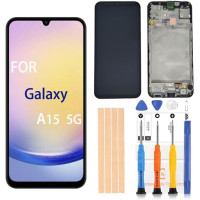 Сенсорный экран с дисплеем OEM для Samsung Galaxy A15 4G/5G, 6,5" (с рамкой)
