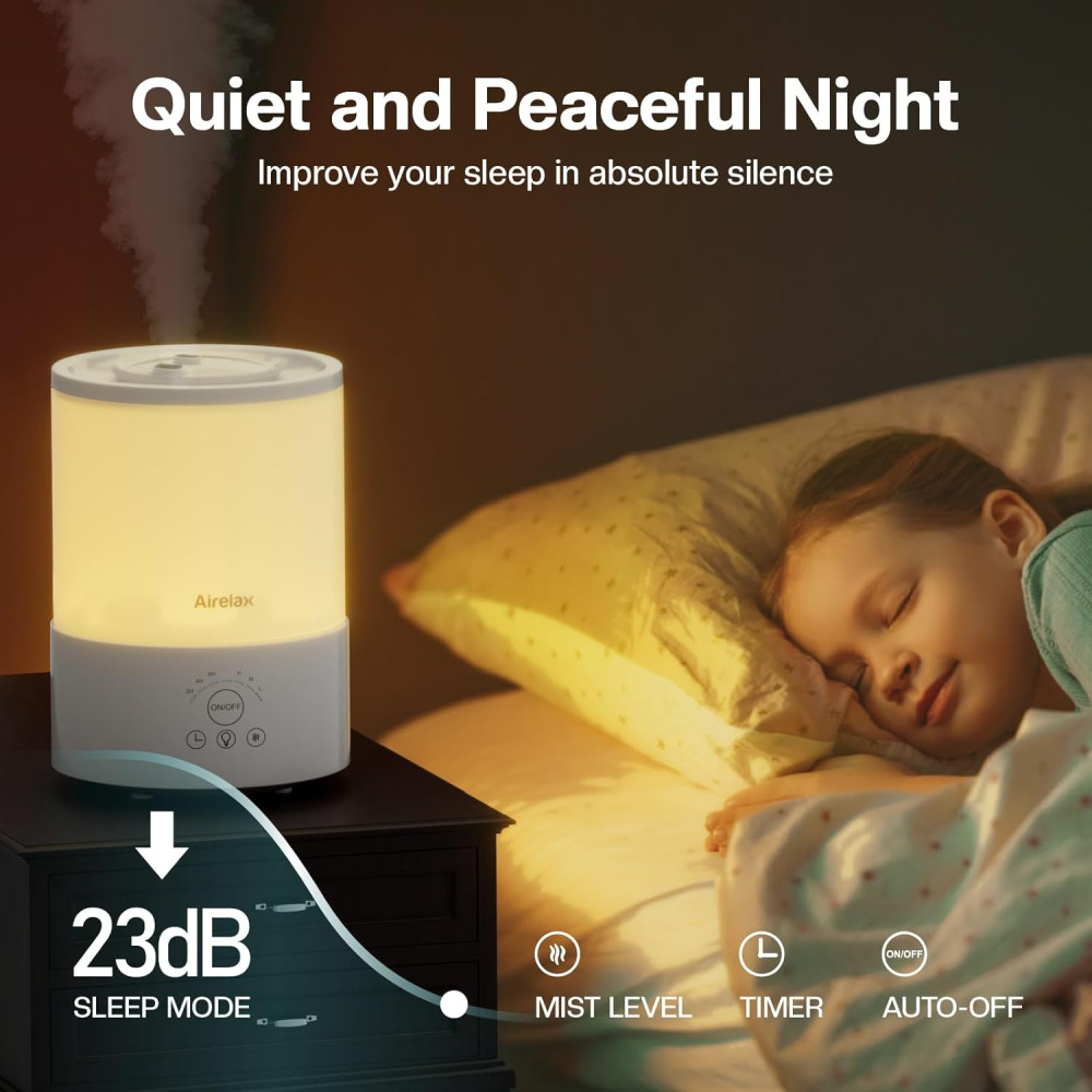 Увлажнитель воздуха Airelax 2,5 л с ароматизатором и ночником
