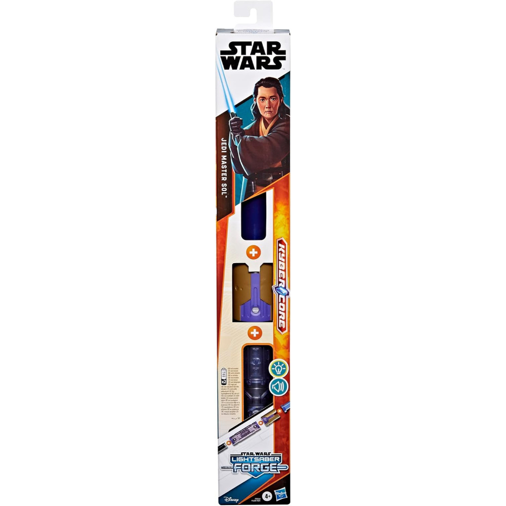 Электронный световой меч STAR WARS Lightsaber Forge Kyber Core Jedi Master Sol 