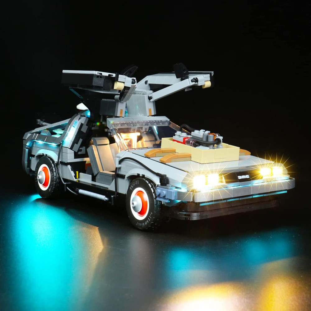 Комплект LED-подсветки BrickBling для LEGO 10300 Back to the Future Time Machine с пультом управления