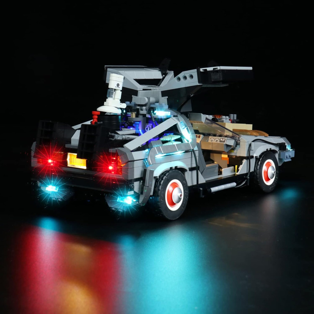 Комплект LED-подсветки BrickBling для LEGO 10300 Back to the Future Time Machine с пультом управления