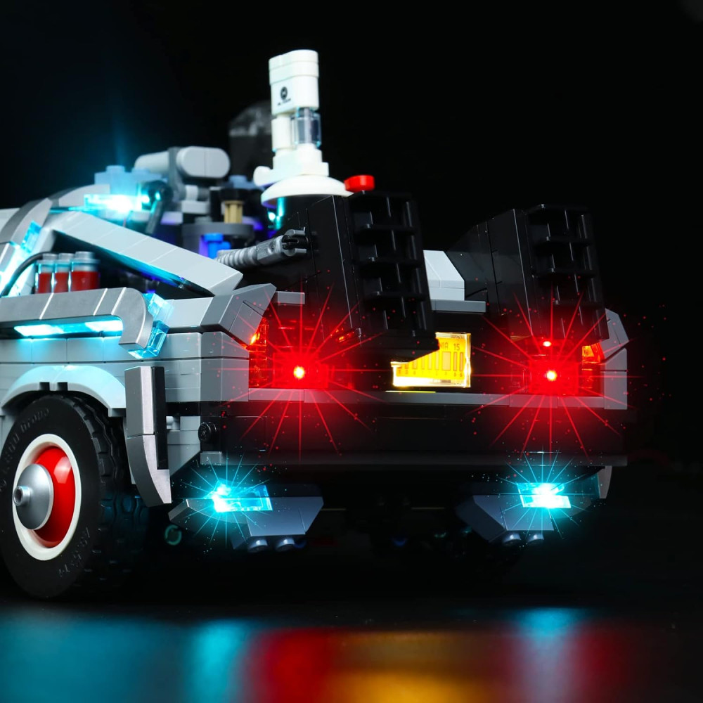 Комплект LED-подсветки BrickBling для LEGO 10300 Back to the Future Time Machine с пультом управления