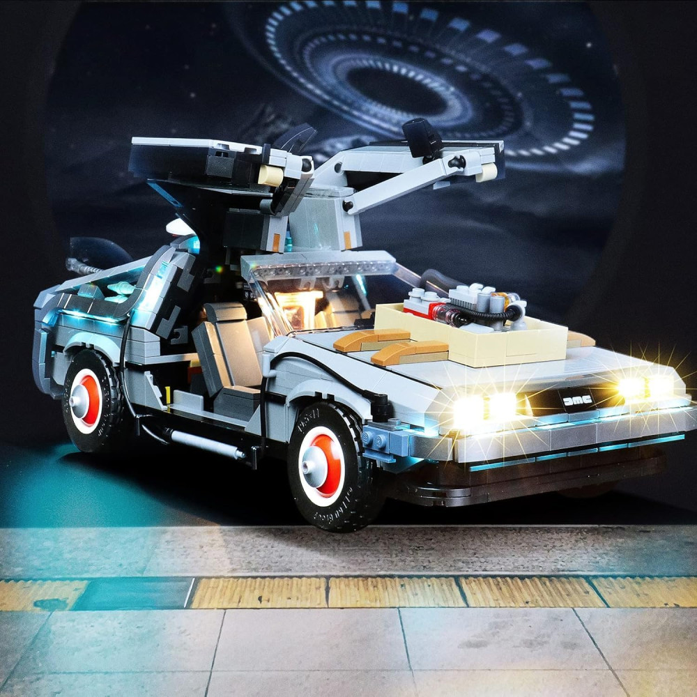 Комплект LED-подсветки BrickBling для LEGO 10300 Back to the Future Time Machine с пультом управления