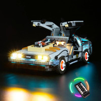 Комплект LED-подсветки BrickBling для LEGO 10300 Back to the Future Time Machine с пультом управления