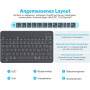 Беспроводная Bluetooth-клавиатура Emetok EM003 QWERTZ для iPad и iPhone