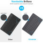 Беспроводная Bluetooth-клавиатура Emetok EM003 QWERTZ для iPad и iPhone