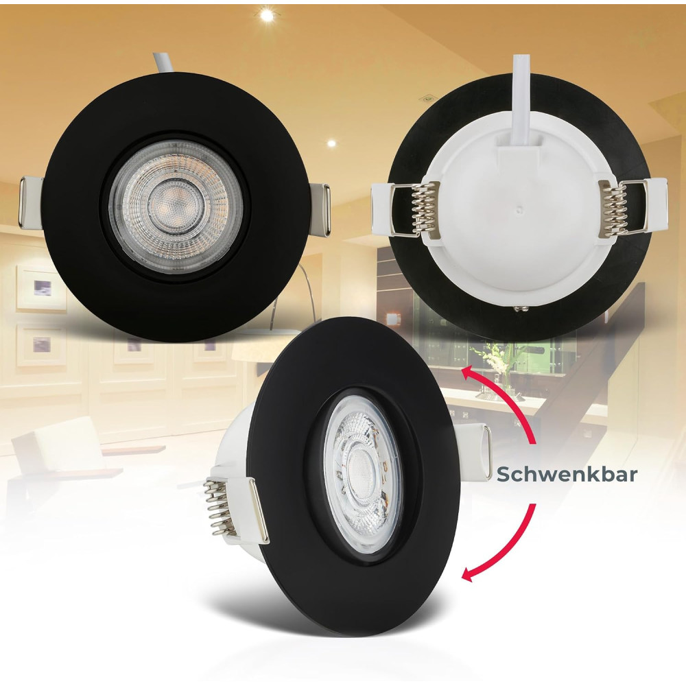 Комплект встраиваемых LED-светильников B.K.Licht, 6 шт