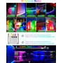 Прожектор для декоративного освещения CLY RGB LED 42 Вт с пультом ДУ