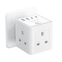 Универсальный сетевой адаптер AODENG с 3 розетками, 2 USB-A и 2 USB-C