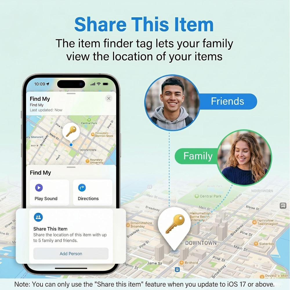 Bluetooth-трекер CYBUDS для Apple Find My
