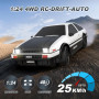 Радиоуправляемая дрифт-машинка 4WD 1:24 с LED-подсветкой