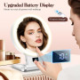 Двустороннее косметическое зеркало B Beauty Planet с LED-подсветкой, увеличением 1X/30X и аккумулятором 2000 мАч
