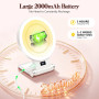 Двустороннее косметическое зеркало B Beauty Planet с LED-подсветкой, увеличением 1X/30X и аккумулятором 2000 мАч