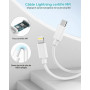 Сетевое зарядное устройство AINPOW 20 Вт с кабелем USB-C – Lightning 2 м для iPhone и iPad