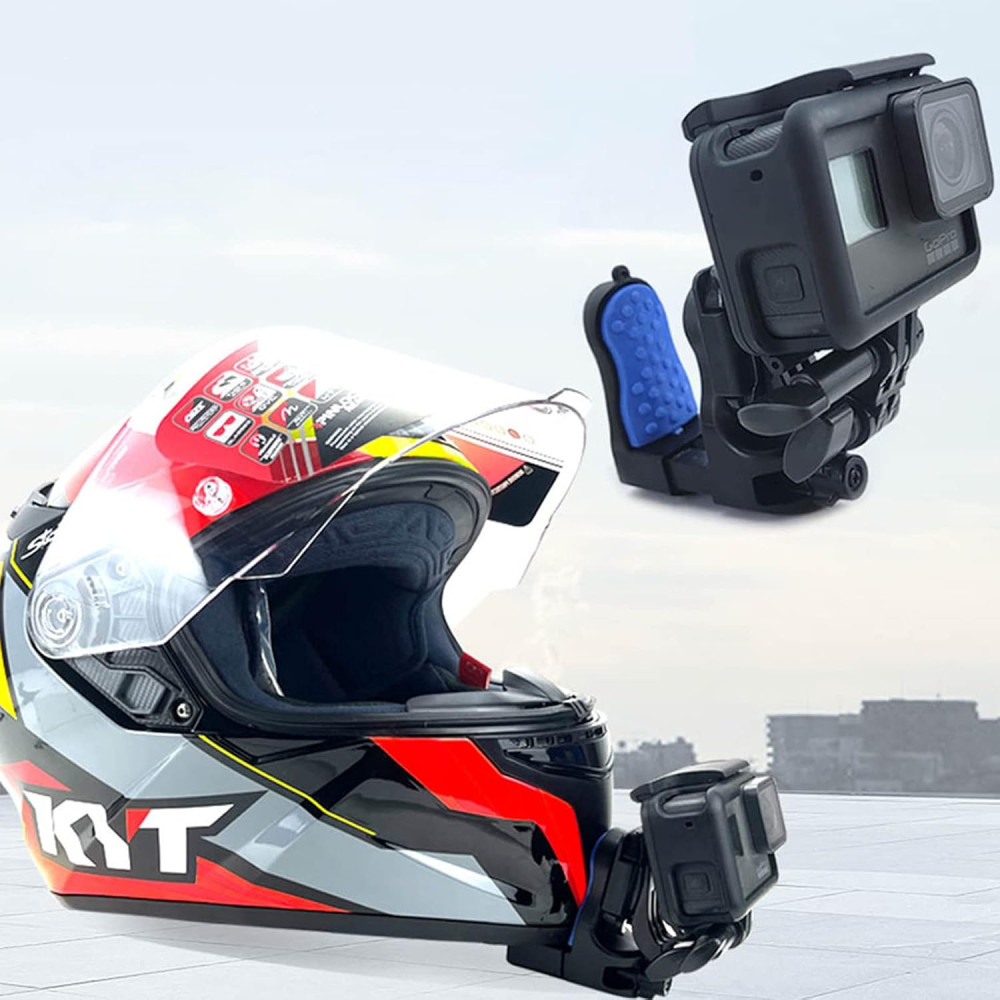 Крепление Honbobo на подбородочную часть мотошлема для экшн-камер GoPro, DJI и Insta360