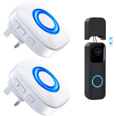Беспроводной удлинитель дверного звонка PHYSEN WET03A для Blink Video Doorbell с 2 приемниками