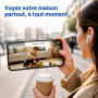 Поворотная Wi-Fi камера видеонаблюдения GUOANVISION US-S800 с 1080p, ночным видением и отслеживанием движения
