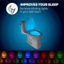 Ночник для унитаза ToiLight с датчиком движения и 8 цветами LED-подсветки