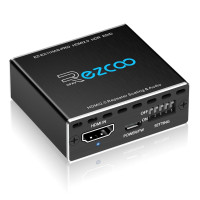 HDMI 2.0 аудиоэкстрактор EZCOO EX11PRO 4K 60 Гц с SPDIF, 3,5 мм и EDID
