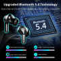 Беспроводные наушники Ordtop i13 с Bluetooth 5.3, сенсорным управлением и зарядным кейсом