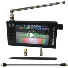 Радиоприемник полнодиапазонный DSP SDR, экран 4,3 дюйма, 5000 мАч