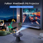 Мини-проектор AUBOR MENTECH 1080P с Android TV 11.0, 150-дюймовый, поддержка 2.4G/5G Wi-Fi