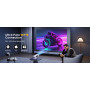 Мини-проектор AUBOR MENTECH 1080P с Android TV 11.0, 150-дюймовый, поддержка 2.4G/5G Wi-Fi
