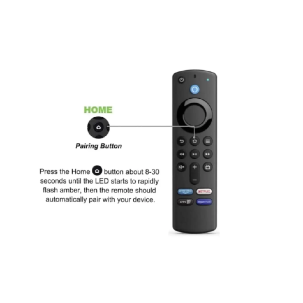 Пульт дистанционного управления Fire TV Stick 4K для смарт приставки с голосовым управлением Amazon Alexa