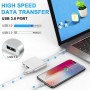 Мультипортовий адаптер USB C – HDMI, концентратор 3-в-1 Type-C із виходом Thunderbolt 3 – HDMI 4K/порт 